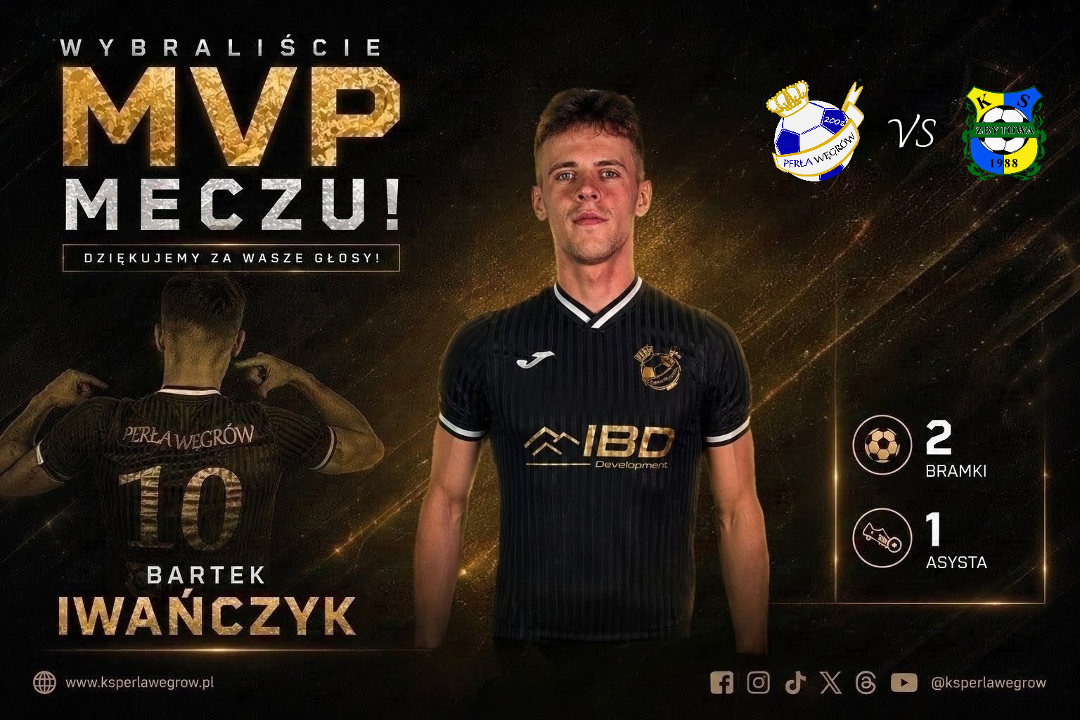 Bartek Iwańczyk wybrany MVP meczu